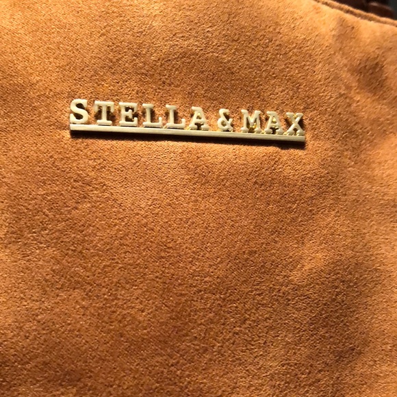 Stella & Max Suede shoulder bag - Picture 1 of 12
